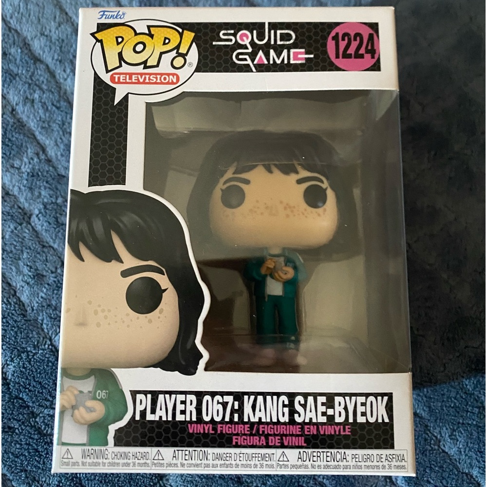 Squid game funko pop player 067